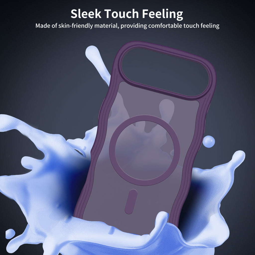 Courroies d'onde Skin Feeling Deux-en-un boîtier de téléphone à aspiration magnétique