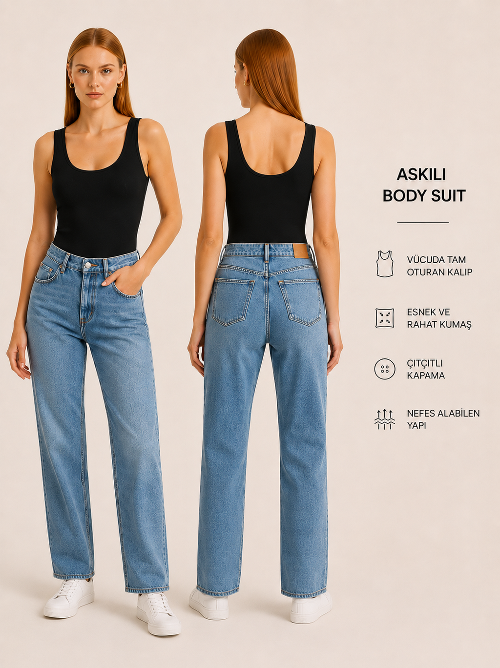 Bodysuit sans manches sans manches pour femmes Combinaison souple stretch