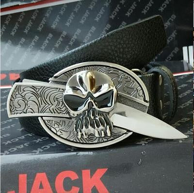 Boucle lisse pour auto-défense Trendy Punk style ceinture boucle avec un look distinctif