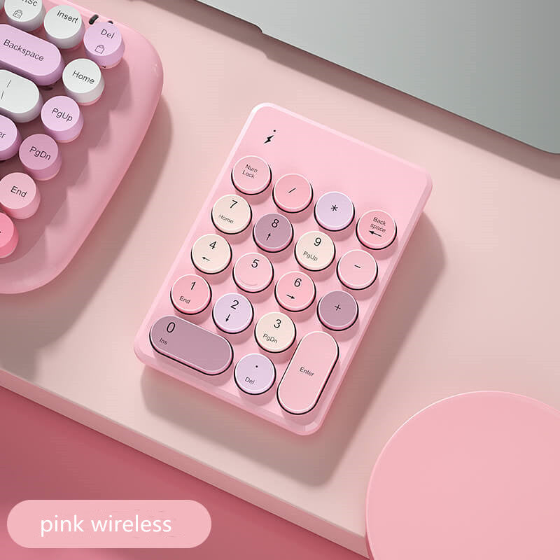 Wireless Bluetooth Petit clavier externe USB numérique