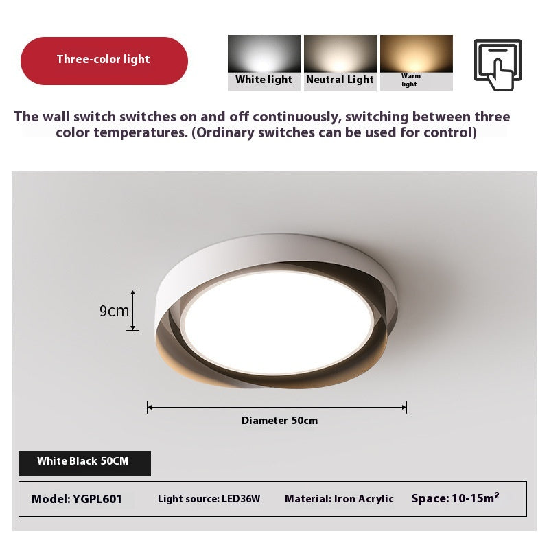 Lampe de plafond de chambre moderne et moderne