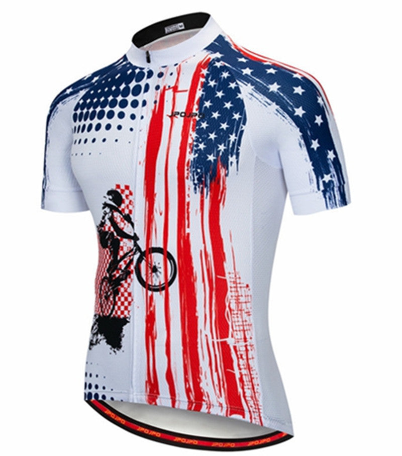 Hauts du Jersey de cyclisme d'été pour hommes et femmes