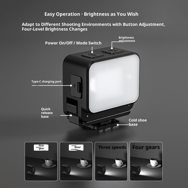 Accessoires de lumière de remplissage magnétique à libération rapide