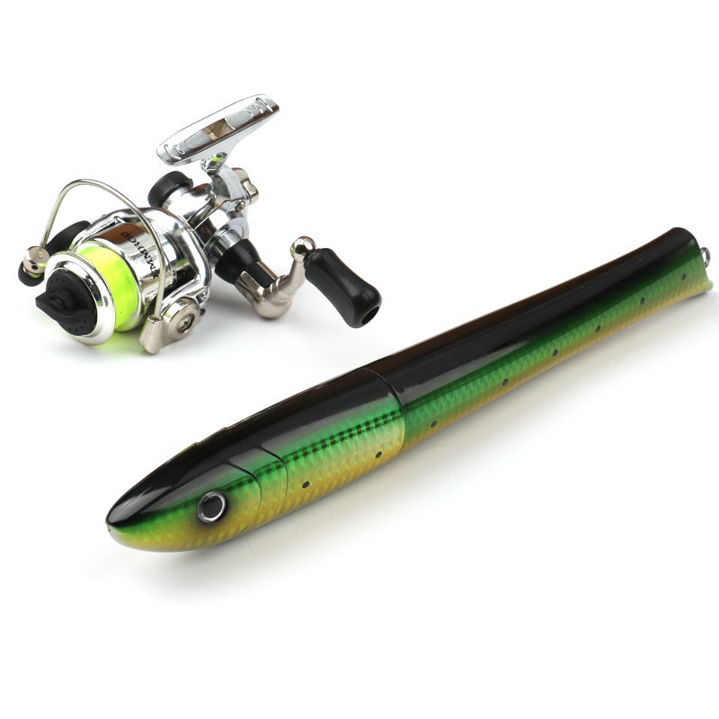 Mini stylo à poisson Rod Portable Sea Fish Rod Set