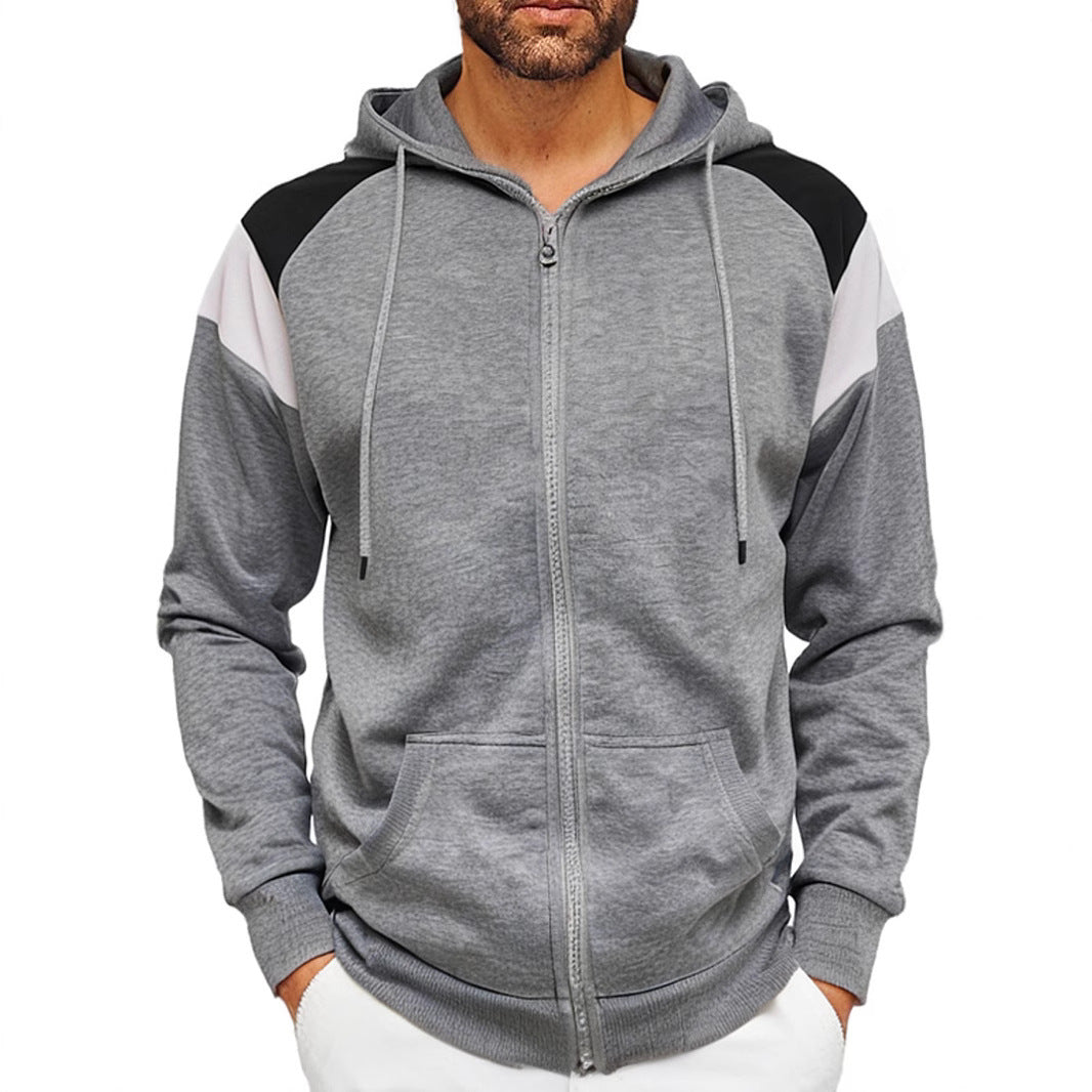 Hommes Couleur-Block Hoodie Casual Style sportif