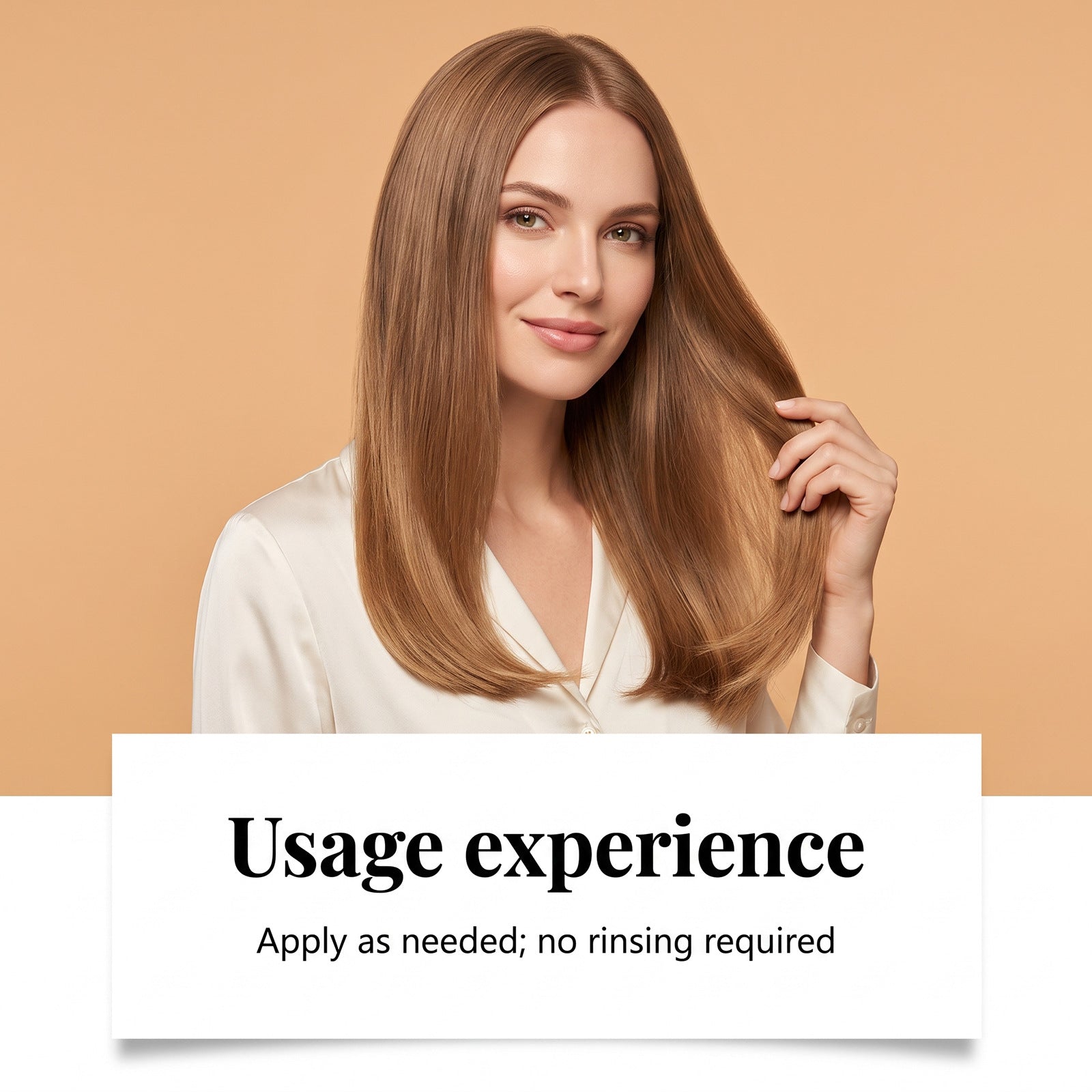 Huile de cheveux hydratante Doucement Nourrit laissant les cheveux doux et brillant
