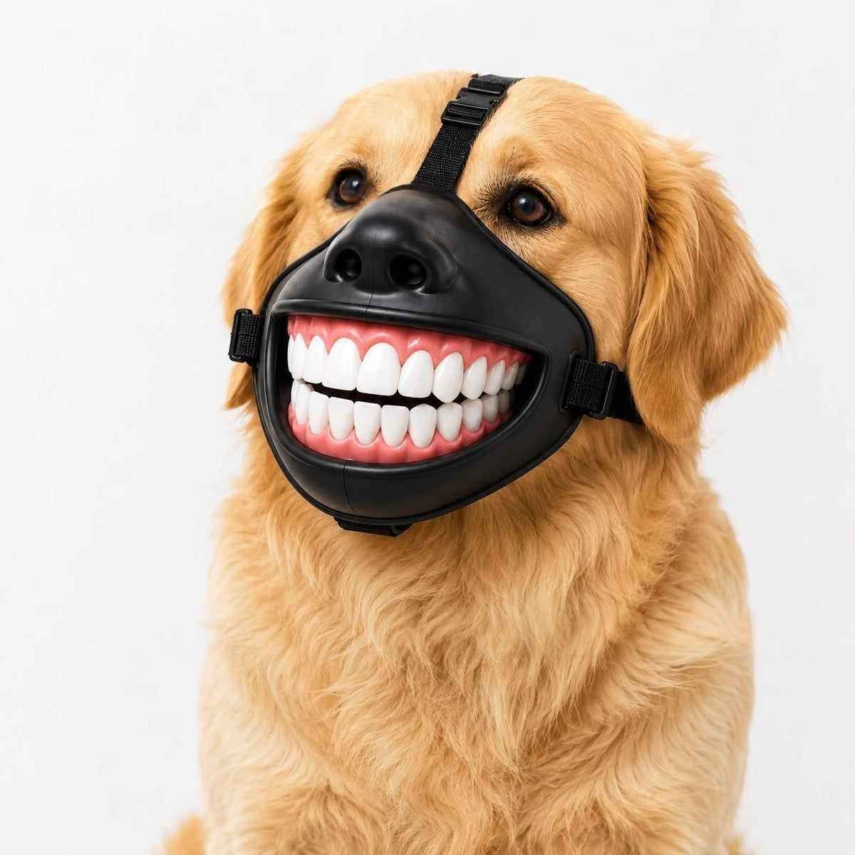 Drôle de Denture d'Halloween en forme de couverture de bouche de chien