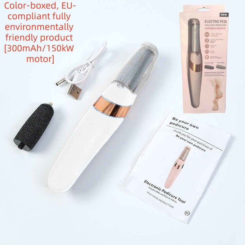 Callus et Dead Skin Remover Foot Scrubber Mini Fichier de pied électrique rechargeable