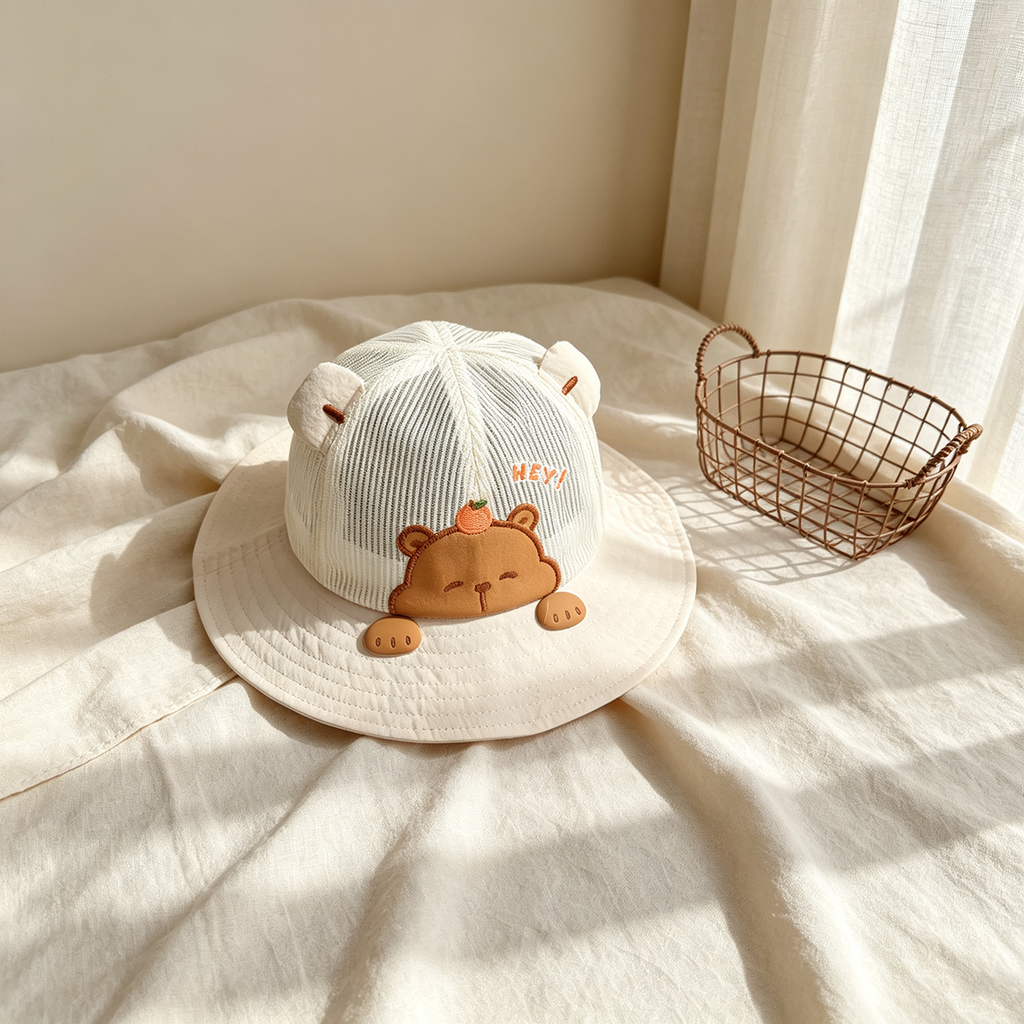 Cartoon pour enfants en forme d'animal Tout-net à manches minces Respirant Cool and Cute Casual Fish