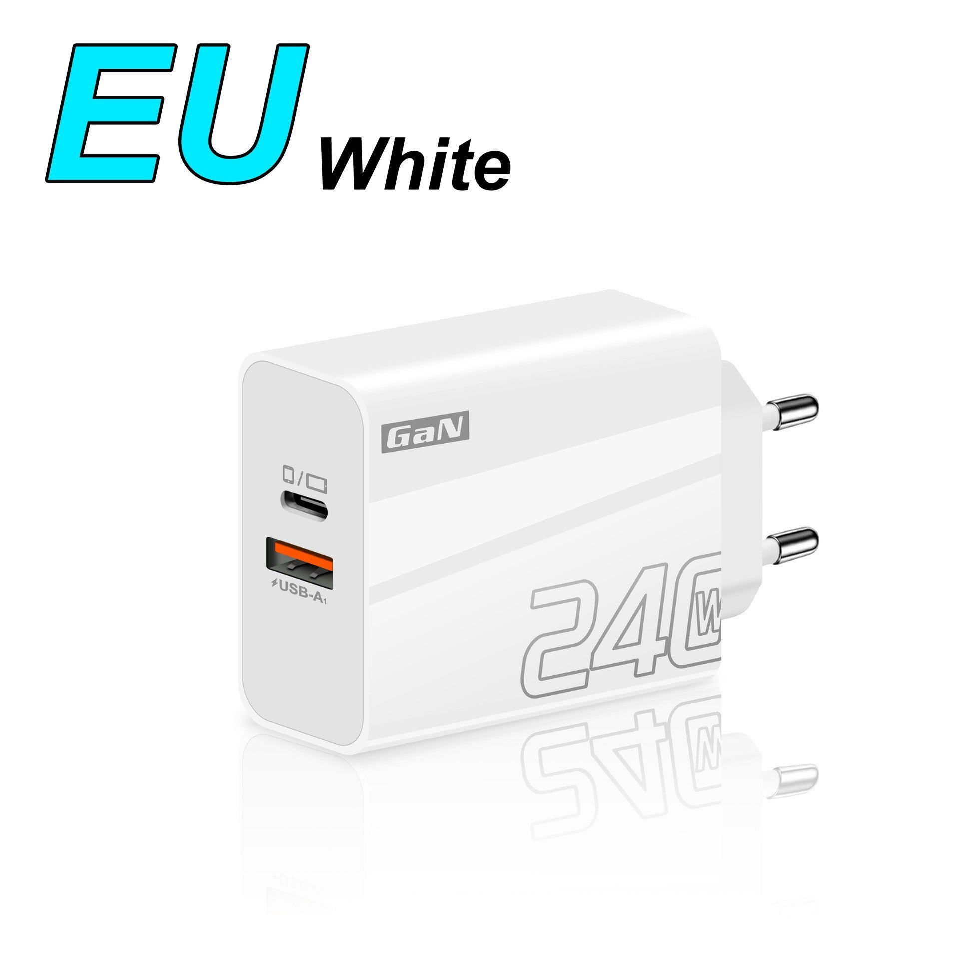 Adaptateur de recharge rapide multiports 240W pour smartphones