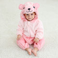 Flannel animal onesie pour les enfants