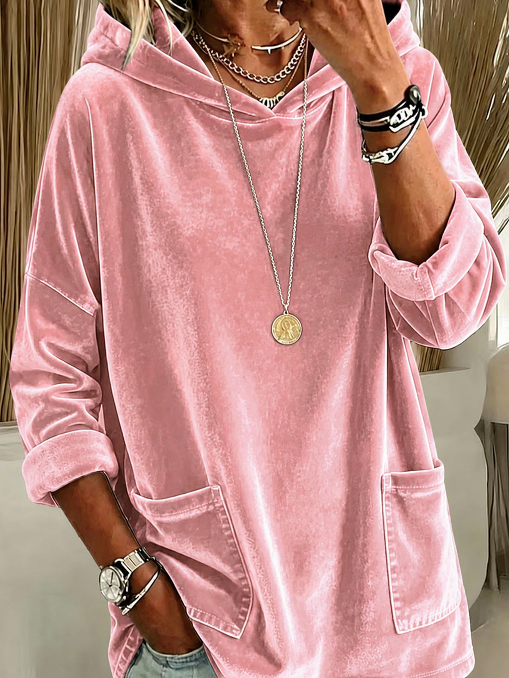 Polyester blouse