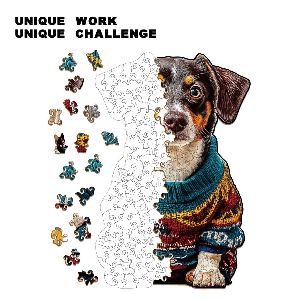 Sausage Puzzle chien en bois Alien Puzzle Festival Puzzle cadeau Stress Relief Game