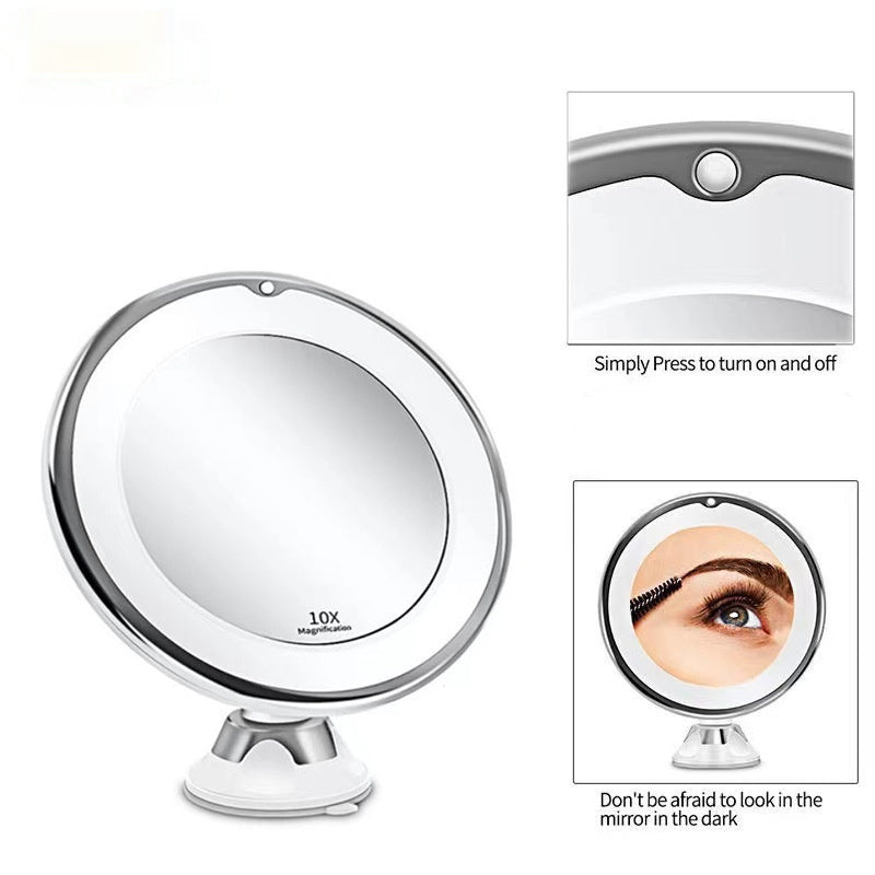 Miroir de maquillage conduit avec lumière supplémentaire