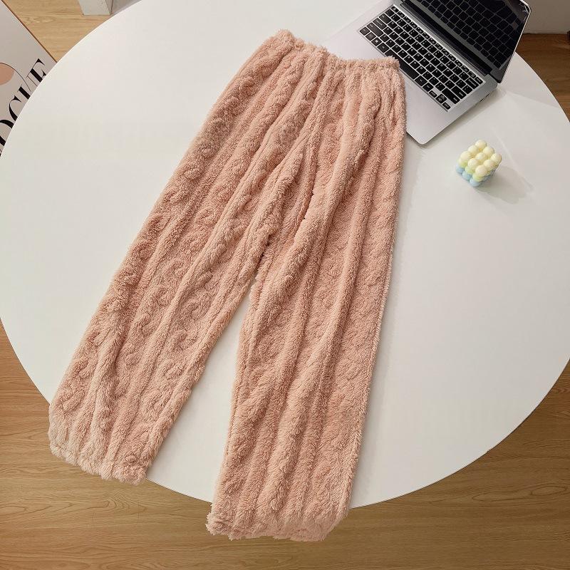 Pantalon de sommeil paresseux pour femmes Pantalon d'automne et d'hiver Pantalon de salon