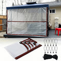 Ensemble de 13 pièces : 2x3 M Tarpe lourde + 10 boules Bungee + 1 corde noire
