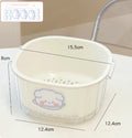 Panier de vidange de cuisine-blanc-petit-1 pcs