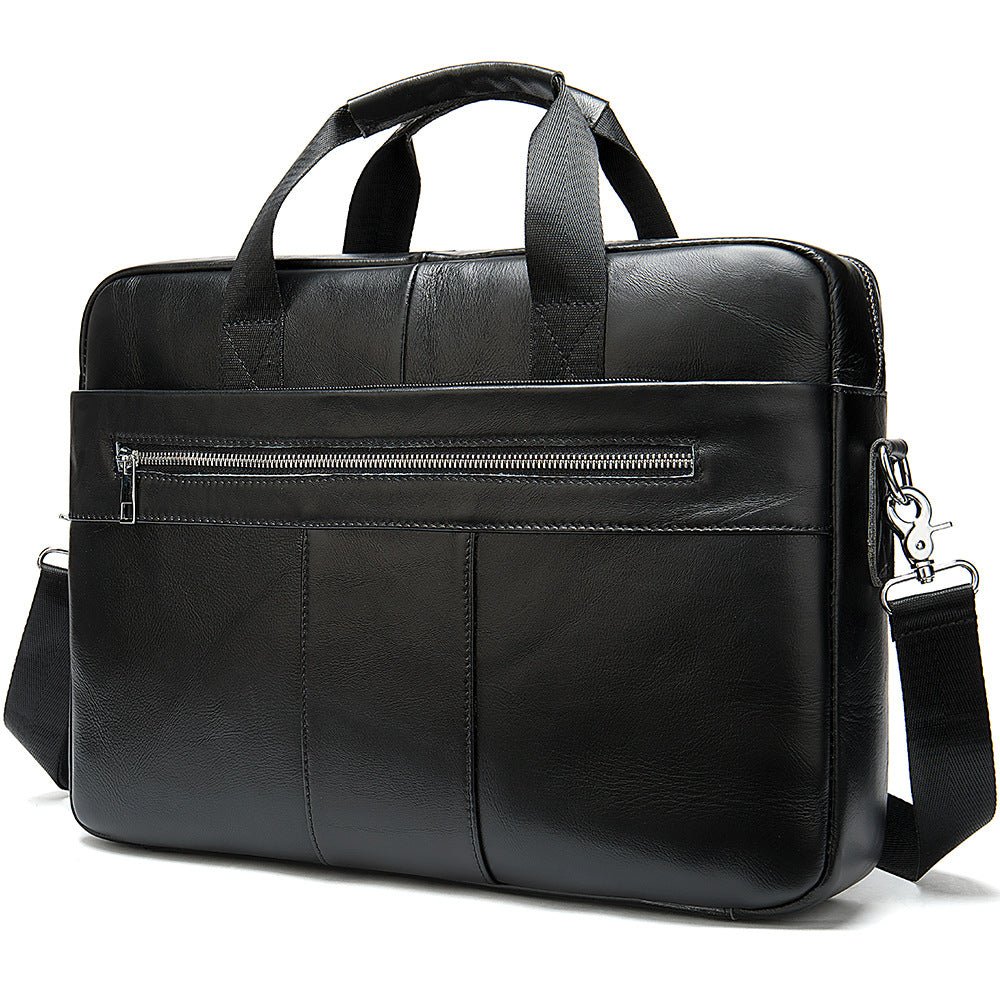 Porte-monnaie en cuir pour hommes Sac pour hommes de première couche Portable
