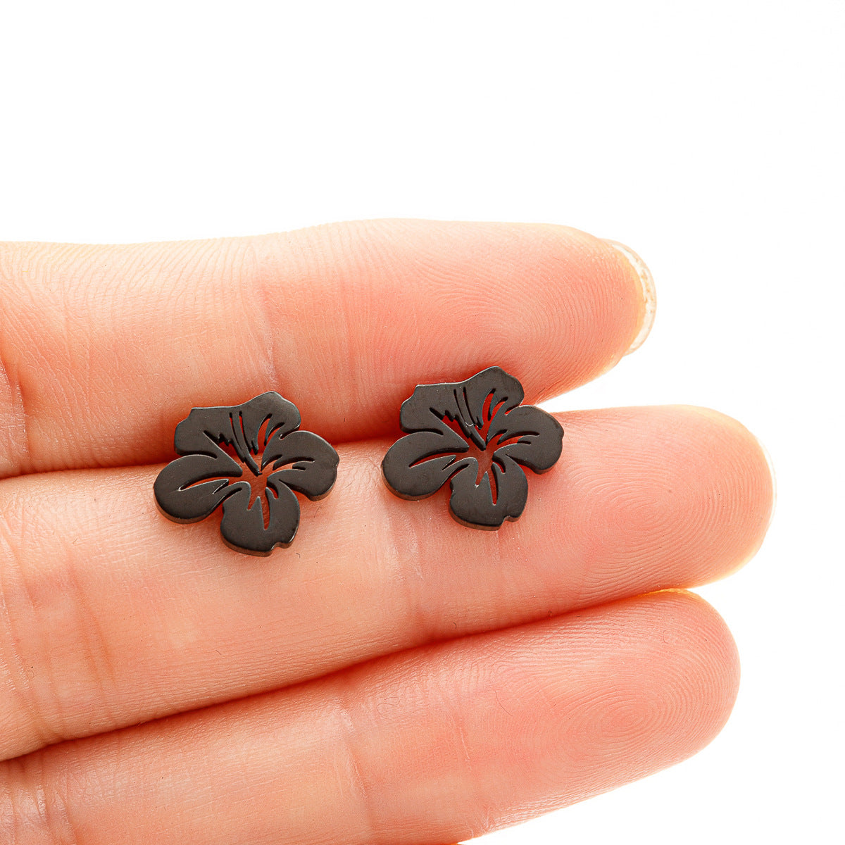 Boucles d'oreilles mode et élégantes en acier inoxydable