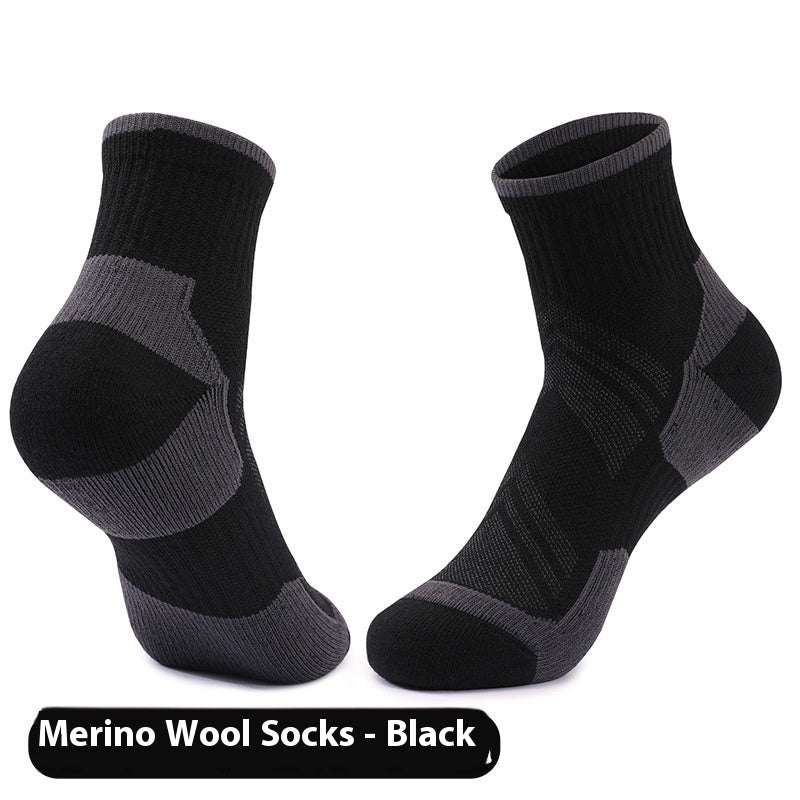 Chaussettes en laine respirantes antidérapantes pour homme résistant à l'usure