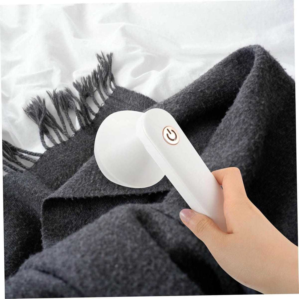 Rasoir de linte à main blanc - Enleveur de linte efficace pour les vêtements et les textiles à la maison - Pa