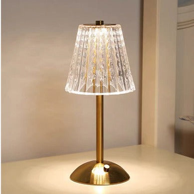 Retro Bedside Table Lamp Touch-Sensitive USB Charging Ambient Light