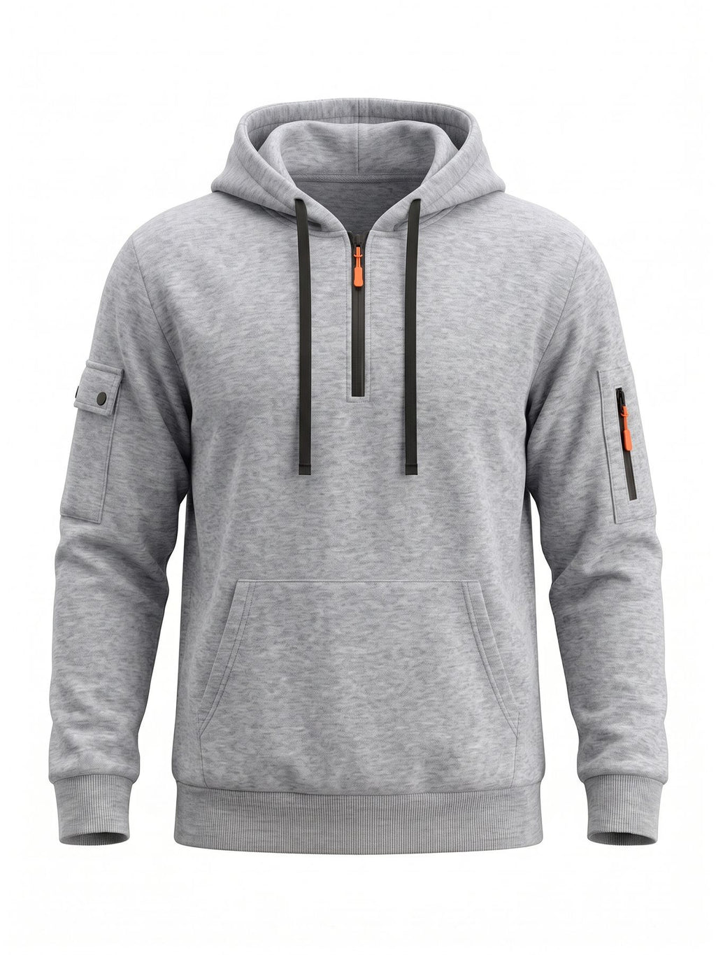 Homme Waffle-knit Henley avec poche de couleur contrastante