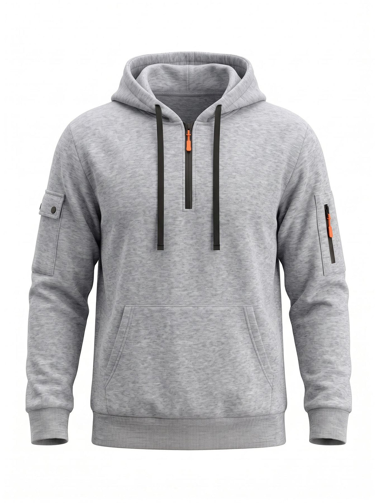 Homme Waffle-knit Henley avec poche de couleur contrastante