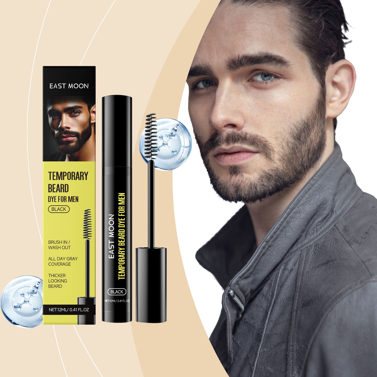 La barbe des hommes et la teinture des sourcils