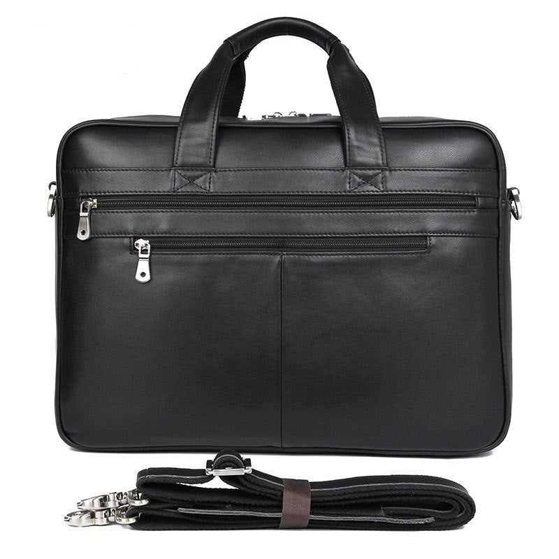 Sac à main en cuir Sac à main Napa Cuir Confortable Texture Sac en cuir véritable homme
