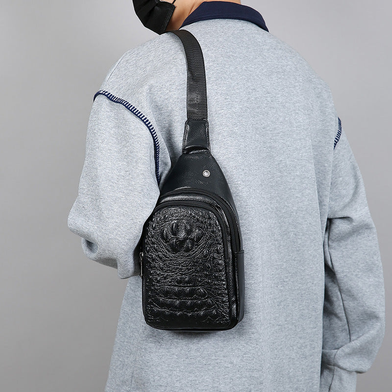 Hommes Fashionable sac de poitrine Business Commute Crossbody Style