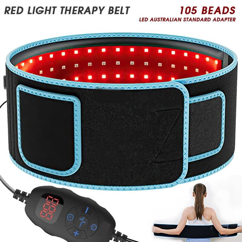 Infrared Red Light Therapy Ceinture d'enroulement - Réduction du gras et de la douleur