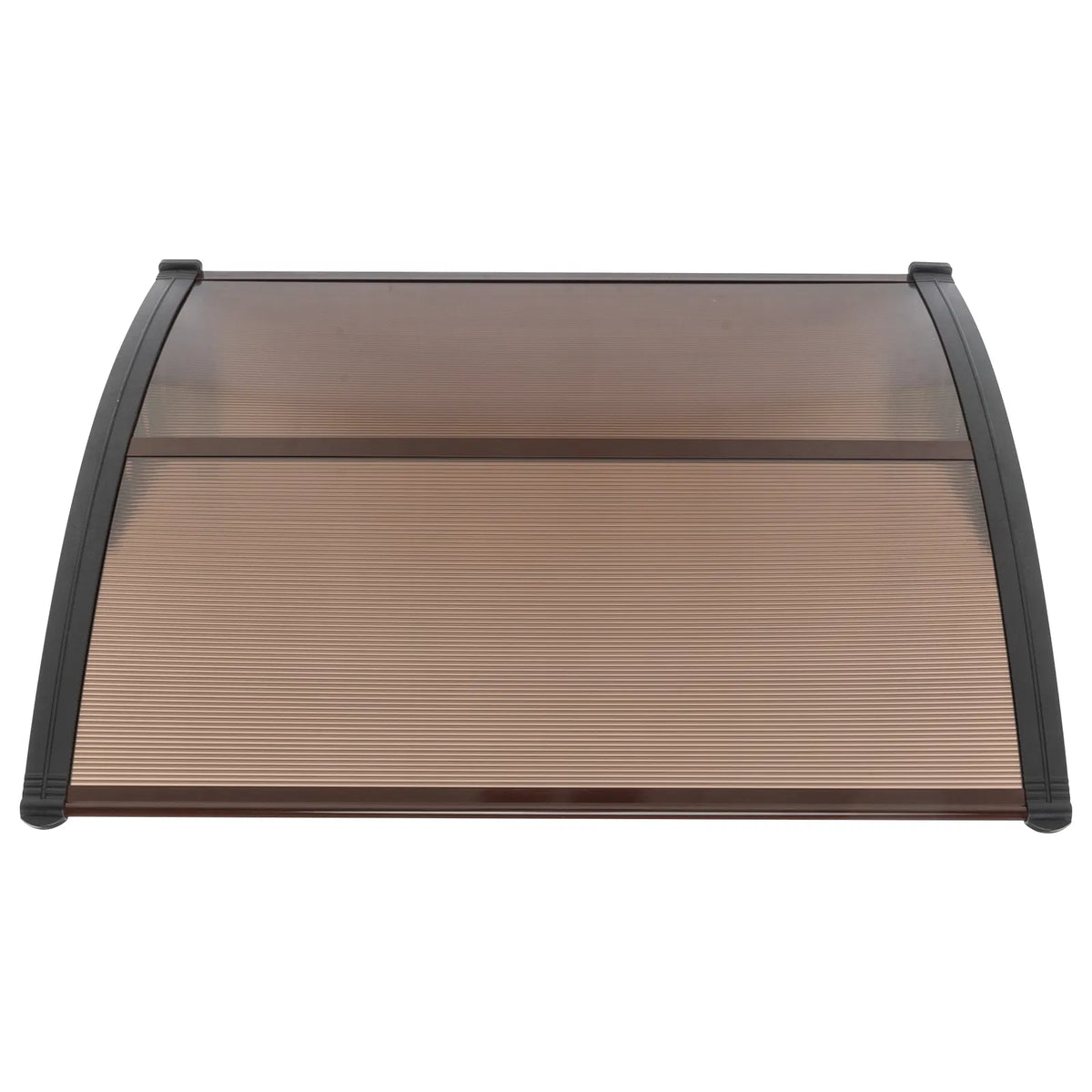 100 x 96cm Maison Application porte et fenêtre couverture de pluie Eaves Brown Board & Black Holder