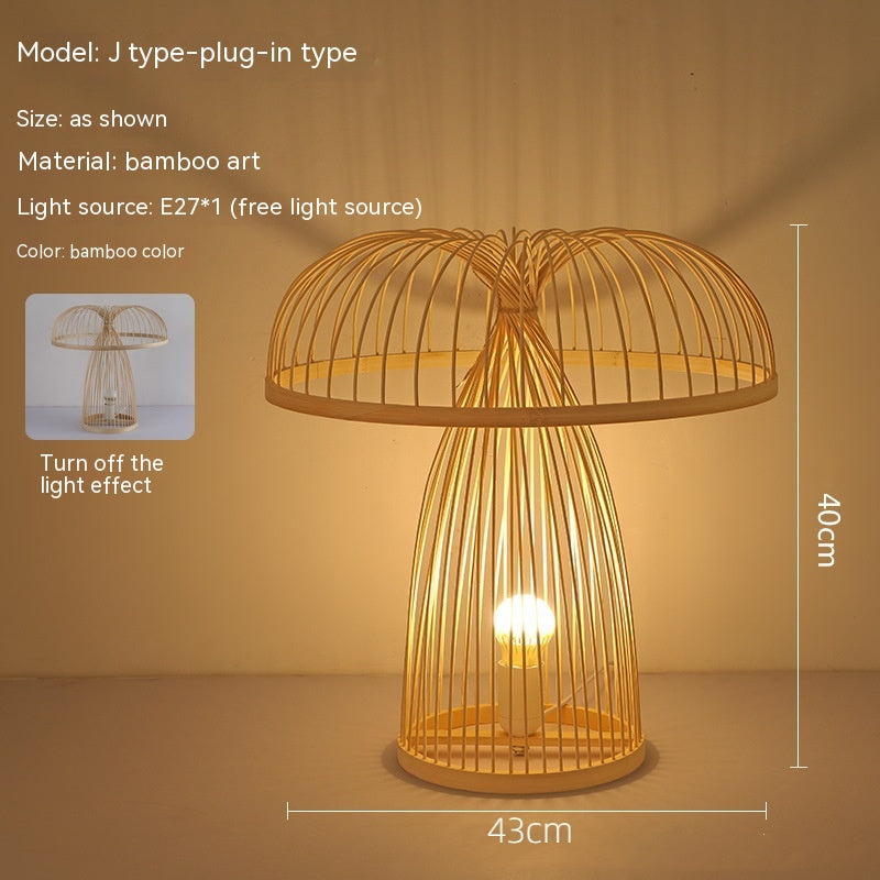 Japon Atmosphère Retro Homestay Bedroom Bedside Lampe