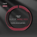 Couverture de volant tout-saison de type Suede
