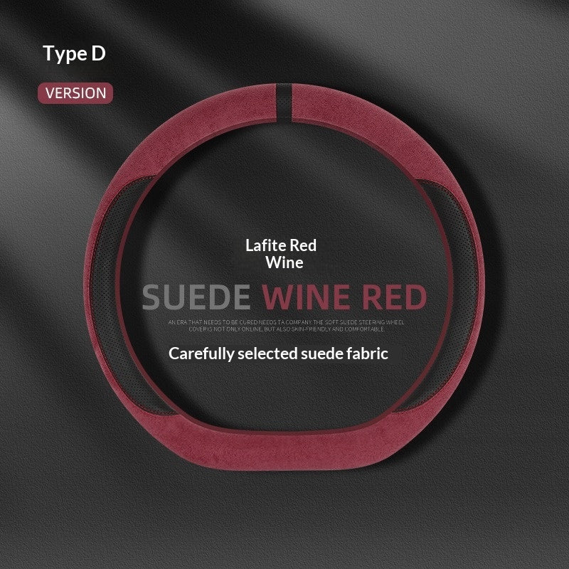 Couverture de volant tout-saison de type Suede