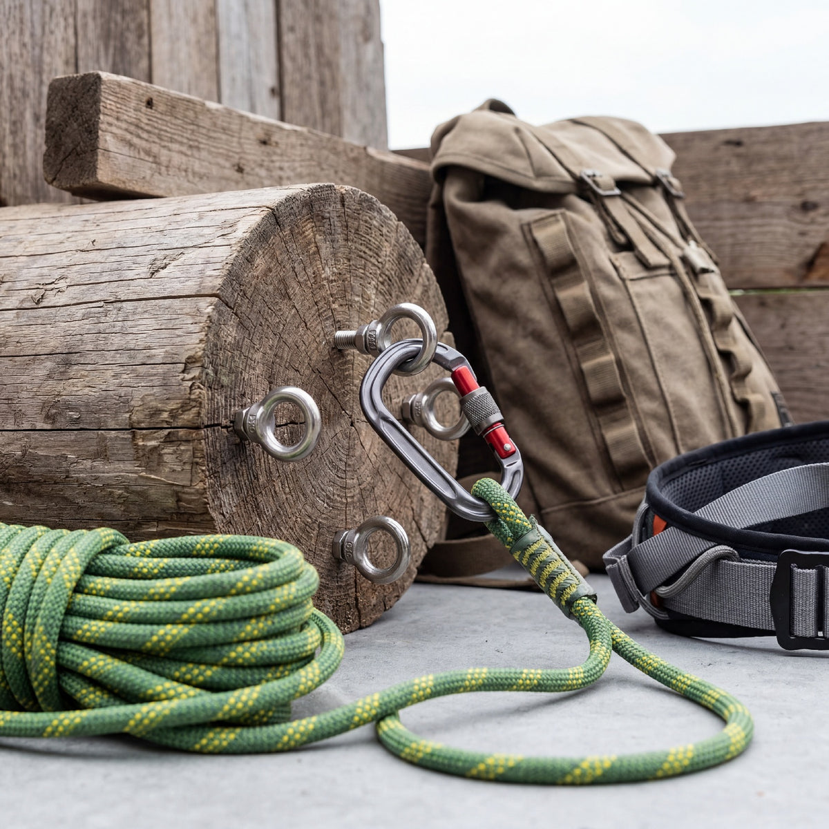 Bols pour œillets + carabiner