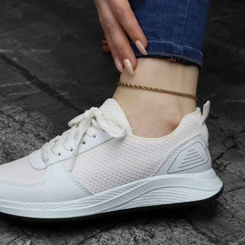 Anklet en acier inoxydable de style simple pour les femmes avec une couleur solide et dessi électroplaqué