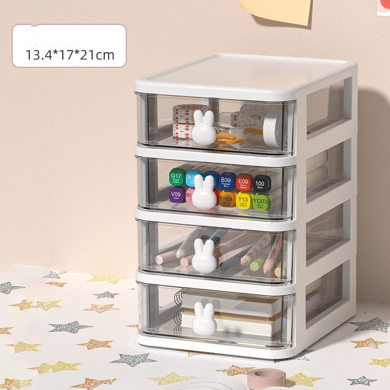Boîte de rangement de bureau Petit type de tiroir Coiffure pour enfants Clip Headwear Organization Box