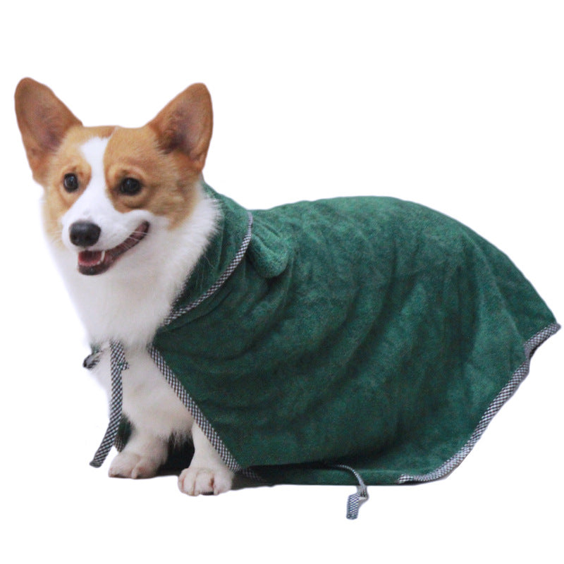 Serviettes pour animaux en fibre ultra fine Absorber l'eau pour chiens Chats Bains Serviettes de bain Soins à domicile et Dai