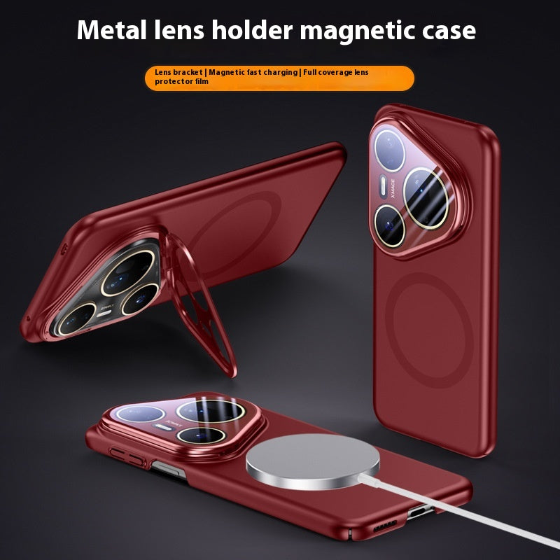 Pura80pro Lens Bracket Protection magnétique Boitier de téléphone tout compris anti-drop