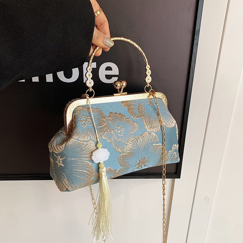 Chine Style Texturé Cheongsam Sac Femmes