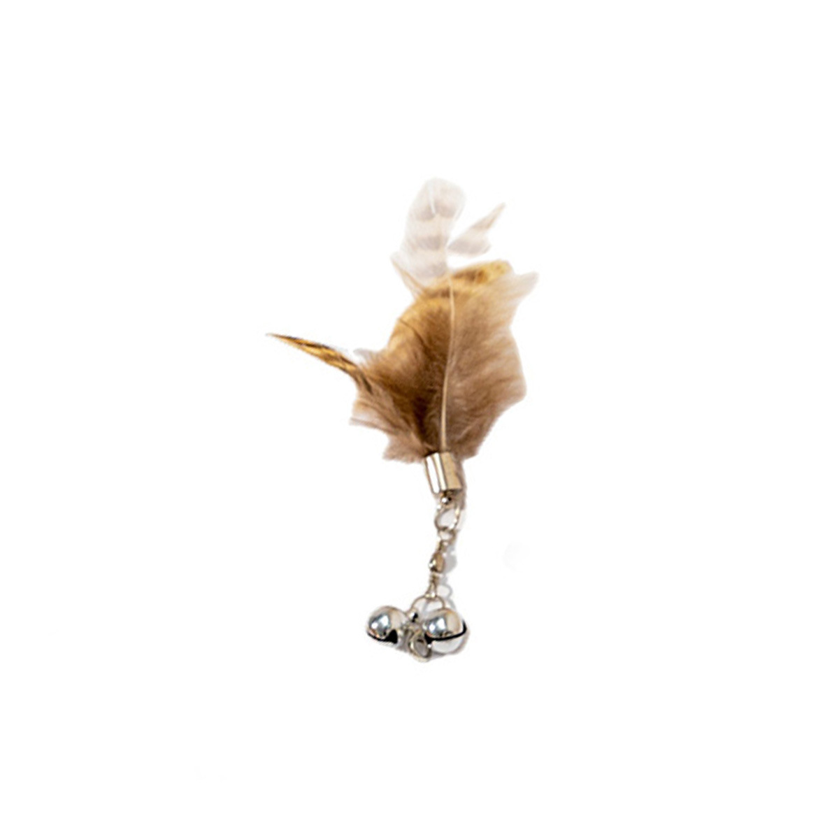 Tête de remplacement de plumes Cat Teaser Wand avec Bell