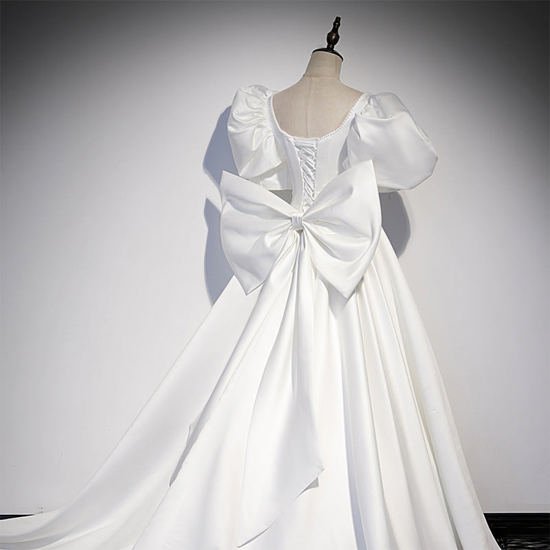 Robe de soirée blanche Banquet pour femmes