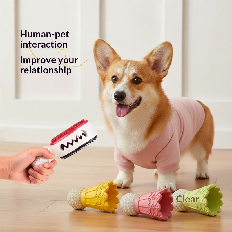 Jouet de chien Traitement-dispensant Chew Stick Jouet en caoutchouc durable