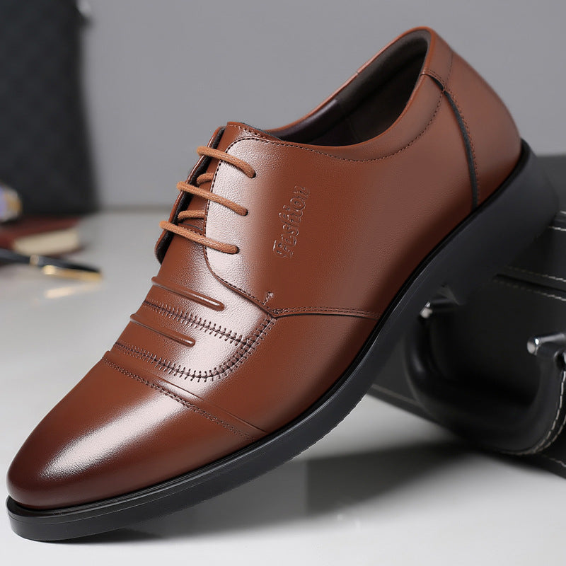 Chaussures en cuir décontracté tendance pour hommes
