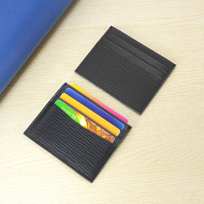 Porte-cartes professionnelles en cuir pour hommes et femmes