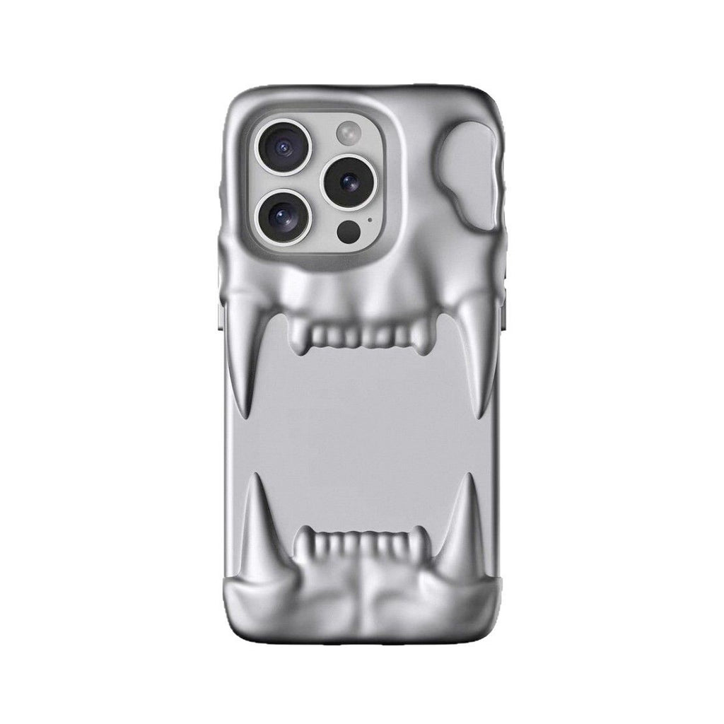 Cas créatif de téléphone de dent Tiger Hollow
