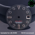 Cadran pour montre mécanique de plongée de mouvement NH35