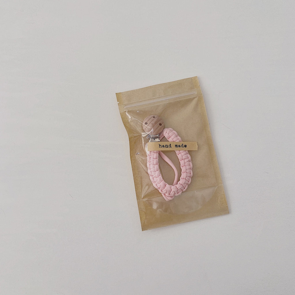 Accessoires d'encolure fabriqués à la main Pacifier Clip Anti-goutte Longueur de fourche
